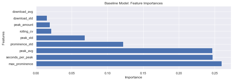 Feature Importance Baseline